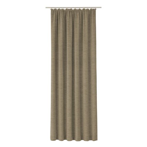 4004567133627 - Vorhang WIRTH B-Holmsund Gardinen Gr 160 cm Kräuselband 172 cm grau (taupe) Kräuselband Gardine