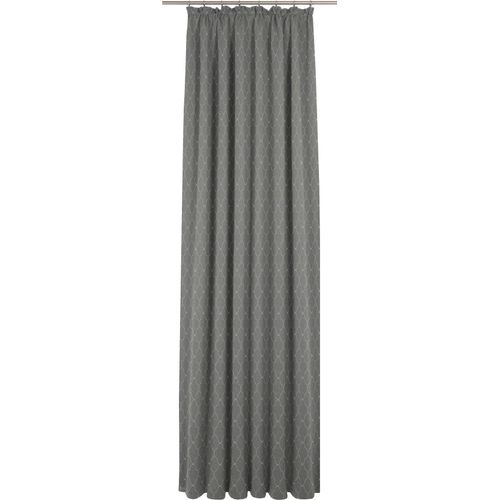 4004567198183 - Vorhang ADAM Indian Cortezada Light Gr 3 grau (dunkelgrau) B145cm H225cm Jacquard Baumwolle (Bio-Baumwolle) Gardinen