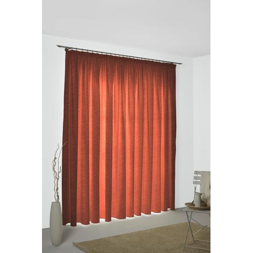 4004567317997 - Vorhang WIRTH Bachfeld Gr 1 braun (rost) Gardinen 145cm Multifunktionsband 132cm Polyacryl B132cm H145cm