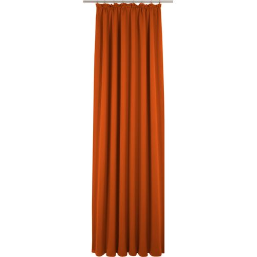 4004567249540 - Vorhang WIRTH Newbury Gardinen Gr 125 cm Kräuselband 65 cm orange (terrakotta) Kräuselband Gardine