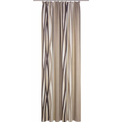 4004567155674 - Vorhang WIRTH Brooklyn Gardinen Gr 150 cm Kräuselband 145 cm braun Kräuselband Gardine