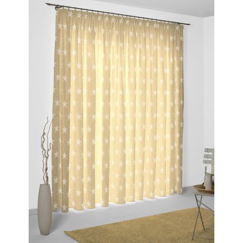 4004567255510 - Vorhang WIRTH Crayon Gardinen Gr 120 cm Kräuselband 65 cm beige (creme) Landhaus Gardinen Gardine