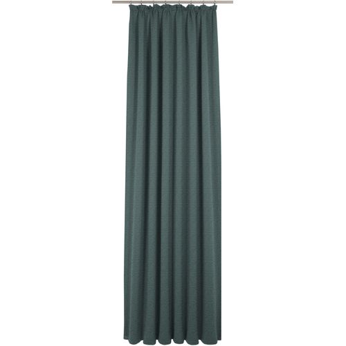 4004567229719 - Vorhang WIRTH Torbole Gardinen Gr 125 cm Kräuselband 65 cm blau (petrol) Landhaus Gardinen Gardine