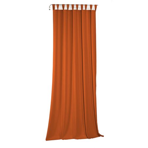 4004567249595 - Vorhang WIRTH Newbury Gr 1 orange (terrakotta) B65cm H125cm Jacquard Baumwolle Polyester Gardinen