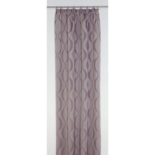 4004567070687 - Vorhang WIRTH Varallo Gardinen Gr 145 cm Kräuselband 135 cm lila Kräuselband Gardine