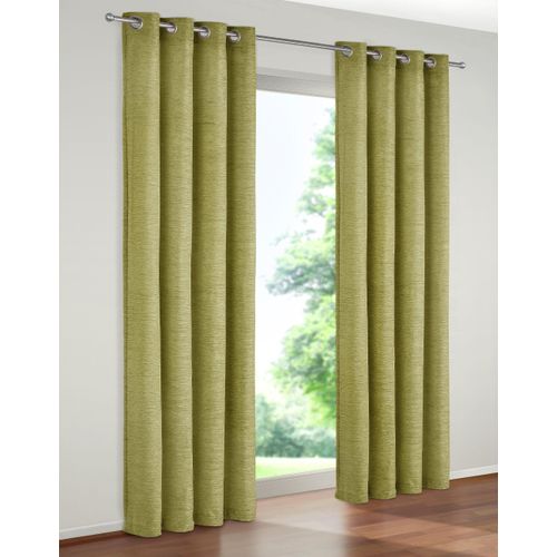 4004567024031 - Vorhang WIRTH Trondheim 328 g m² Gardinen Gr 180 cm Ösen 132 cm grün (hellgrün) Ösen Gardine