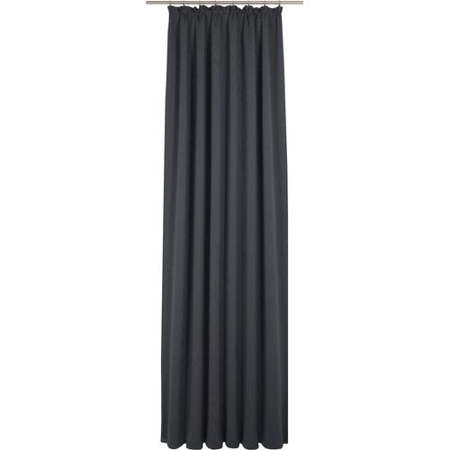 4004567184292 - Vorhang ADAM Uni Collection Gr 1 blau (dunkelblau) Gardinen 145cm Kräuselband 145cm Baumwolle (Bio-Baumwolle) B145cm H145cm