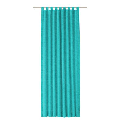 4004567114978 - Vorhang WIRTH Trondheim 328 g m² Gardinen Gr 160 cm Schlaufen 132 cm blau (türkis) Schlaufen Gardine
