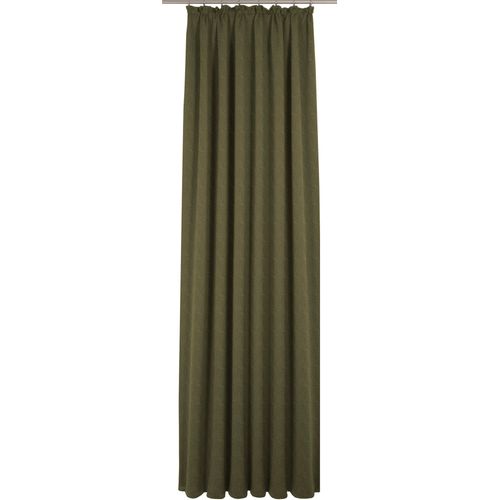 4004567229412 - Vorhang WIRTH Torbole Gardinen Gr 125 cm Kräuselband 65 cm grün (moosgrün) Landhaus Gardinen Gardine
