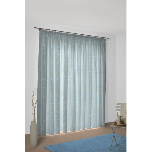 4004567256470 - Vorhang WIRTH Swift Gardinen Gr 175 cm Kräuselband 135 cm blau Kräuselband