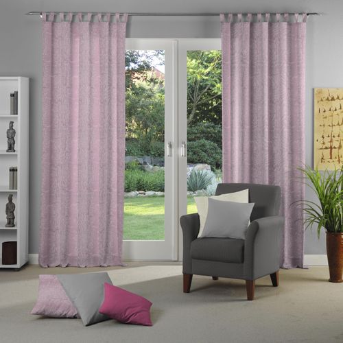 4004567118921 - Vorhang WIRTH Coventry Gr 4 lila B135cm H245cm Polyacryl Polyester Gardinen