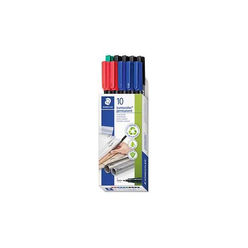 4007817076675 - STAEDTLER Lumocolor Folienstifte-Set farbsortiert permanent 10 St (318 B10)