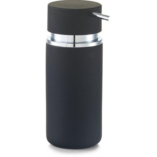 4003368185712 - Seifenspender Rubber Keramik schwarz ca 66 x 66 x 16 cm - Zeller 4003368185712 - Seifenspender Rubber Keramik schwarz ca 66 x 66 x 16 cm - Zeller