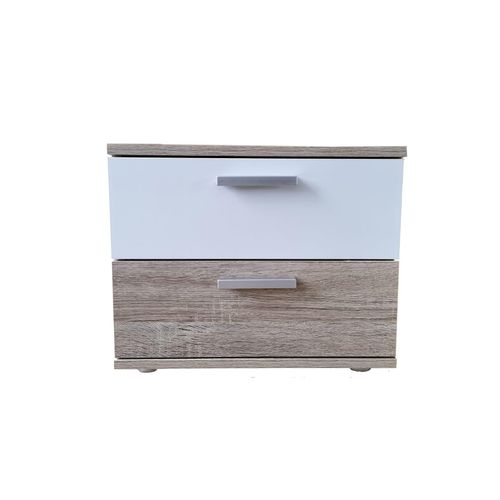 4251312959593 - Nachtschrank Nina mit zwei Schubladen