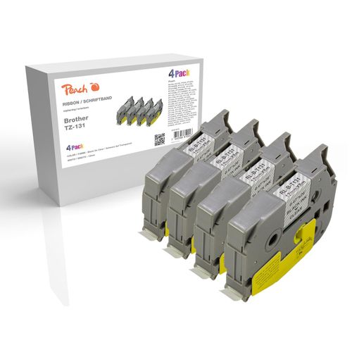 7640366810047 - Schriftbandkassette kompatibel zu Brother TZ-131 Pack(4) Brother BR-TZ221