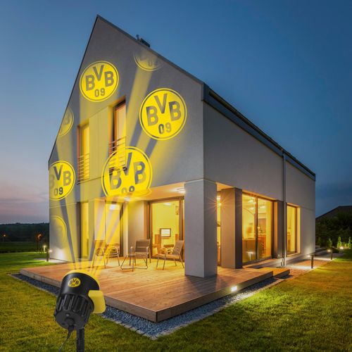 4049618056494 - LED-Motivstrahler 75W schwarz mit Logo