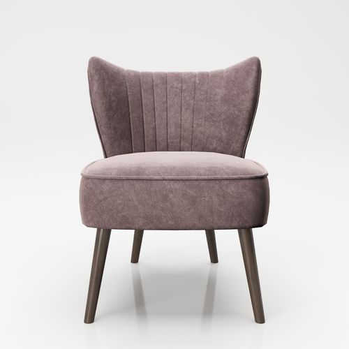 7640136870264 - PLAYBOY - Sessel HOLLY gepolsterter Lounge-Stuhl mit Rückenlehne Samtstoff in Rosa mit Massivholzfüsse Retro-Design 7640136870264 - PLAYBOY - Sessel HOLLY gepolsterter Lounge-Stuhl mit Rückenlehne Samtstoff in Rosa mit Massivholzfüsse Retro-Design
