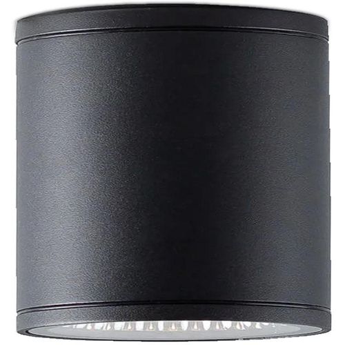 5056667088214 - Privatefloor - LED-Deckenlampe Wandleuchte - Alua Schwarz - Aluminium - Schwarz