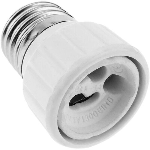 8434185511648 - Cablemarkt - Glühbirnen Adapter mit Fassung E27-Stecker auf GU10-Buchse