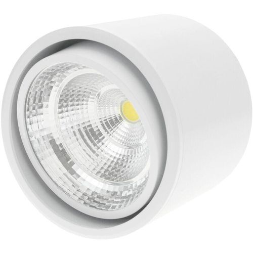 8434185517602 - Cablemarkt - cob LED-Strahler von 12W 220VAC 6000K von 115mm in weißer Farbe