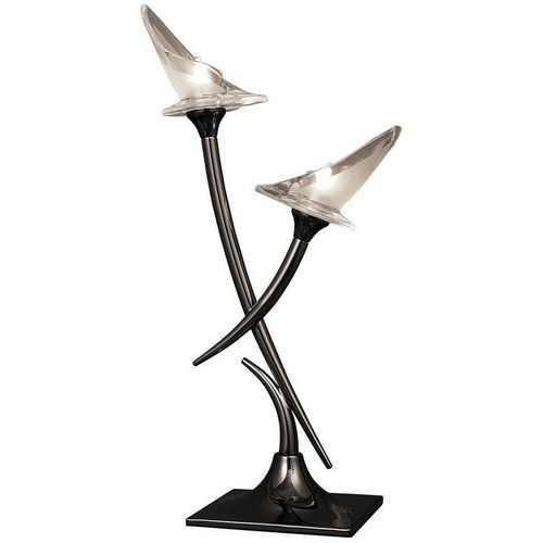 5055498601050 - Inspired Lighting - Inspired Mantra Flavia Tischlampe 2-flammig G9 Schwarzchrom