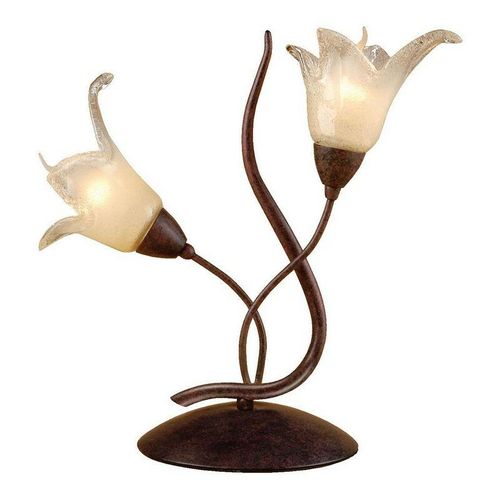 8435153243561 - Inspired Lighting - Inspired Mantra Florida Tischlampe 2-flammig E14 Braun Schwarzoxid 8435153243561 - Inspired Lighting - Inspired Mantra Florida Tischlampe 2-flammig E14 Braun Schwarzoxid