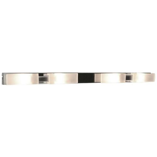 5055498604143 - Inspired Lighting - Inspired Mantra Arco Lineare Deckenleuchte mit 4 Leuchten G9 satiniertes Nickel