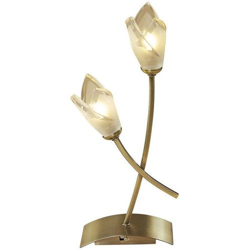 5055498600701 - Inspired Lighting - Inspired Mantra Pietra Tischlampe 2-flammig G9 Antikmessing 5055498600701 - Inspired Lighting - Inspired Mantra Pietra Tischlampe 2-flammig G9 Antikmessing