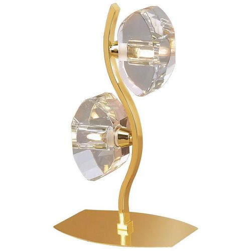 5055498608424 - Inspired Lighting - Inspired Mantra Alfa Tischlampe 2 Licht G9 Französisch Gold