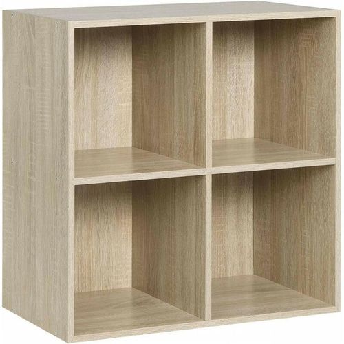 4063425129394 - Woltu - Bücherregal Bücherschrank aus mdf Eiche 60x30x60cm