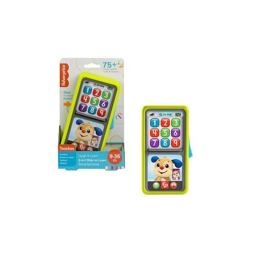 0194735143955 - Mattel Fisher-Price - Fisher Price Lernspaß 2-in-1 Slide to Learn Smartphone