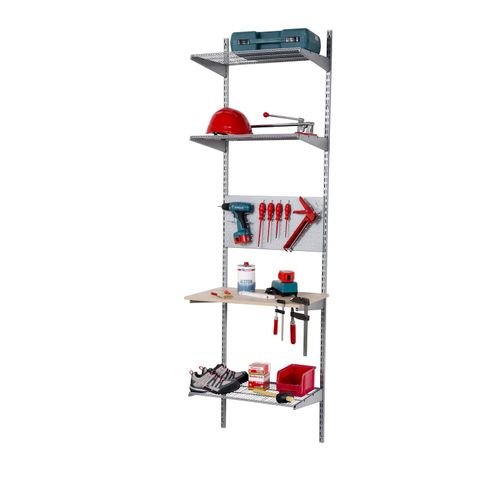 7640136860517 - STAXX-System - moderne Industrial-Regale zur Wandfixierung Starter-Set endlos erweiterbar mit hoher Belastbarkeit für Ihre Diele Kleiderschrank Werkraum Küche Büro oder als Wohnwand organisiertes-living Konzept 7640136860517 - STAXX-System - moderne Industrial-Regale zur Wandfixierung Starter-Set endlos erweiterbar mit hoher Belastbarkeit für Ihre Diele Kleiderschrank Werkraum Küche Büro oder als Wohnwand organisiertes-living Konzept