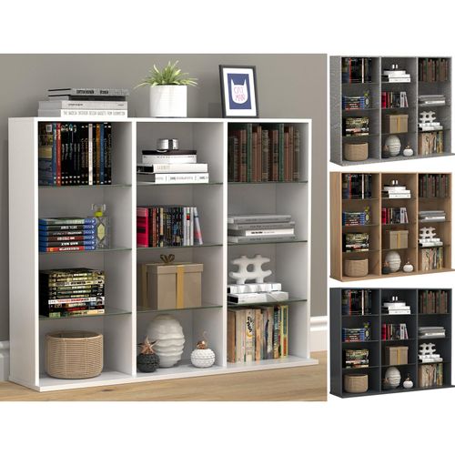 4051814428197 - Standregal Holz CD DVD Standregal Bücherregal Raumteiler Deko Regal Glas Zilas L Gr 102 grau (anthrazit) B102cm H82cm T23cm Holzwerkstoff Holz Spanplatte Glas Regale 4051814428197 - Standregal Holz CD DVD Standregal Bücherregal Raumteiler Deko Regal Glas Zilas L Gr 102 grau (anthrazit) B102cm H82cm T23cm Holzwerkstoff Holz Spanplatte Glas Regale