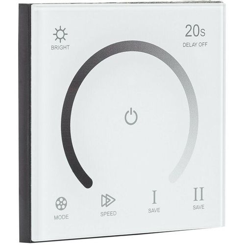 8445044106097 - Ledkia - Wand-Controller Dimmbar Touch für LED-Streifen 12 24V dc Einfarbig 36 mm