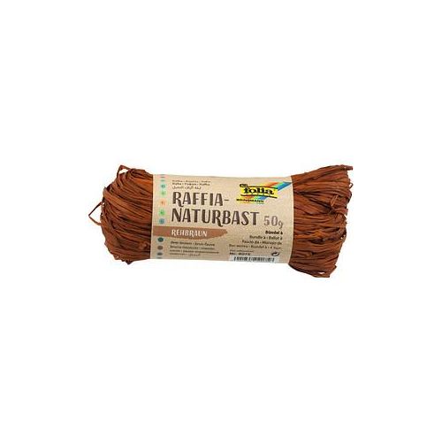 4001868090758 - 9075 50g  Naturbast Bast Raffia matt rehbraun 4001868090758 folia 9075