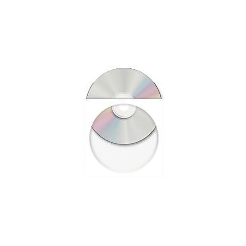 4008705832694 - HERMA 1140 CD- DVD-Hüllen 124 x 124 mm Weiß 100 Stück