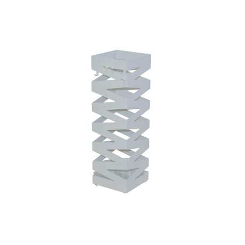 4046884083025 - moderner Schirmständer Henry mit Haken weiß 4046884083025 - moderner Schirmständer Henry mit Haken weiß