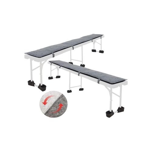 4057216044379 - FILZ Set 2x Bierbank Auflage zum Wenden 220cm plus 12x Bodenschoner
