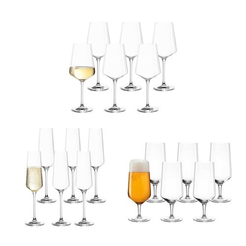 4260762063040 - Wein Bier Sekt Gläserset Puccini 18er Set 4260762063040 - Wein Bier Sekt Gläserset Puccini 18er Set