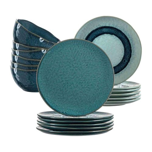 4002541260536 - Geschirrset MATERA 18-teilig blau Keramik 4002541260536 - Geschirrset MATERA 18-teilig blau Keramik