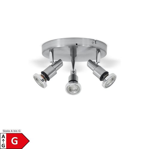 4057722002139 - Bklicht - led Decken-Strahler Badlampe IP44 Badezimmer 3-flammig Decken-Spot Leuchte Lampe - 50