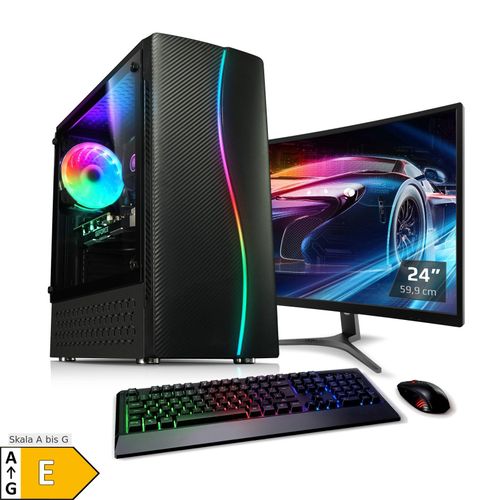 4260627613465 - PC Set mit 24 Zoll TFT Total IV AMD Ryzen 5 4500 16GB DDR4 NVIDIA RTX 3050 8 GB 500GB SSD WLAN Windows 11