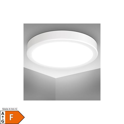 4057722009794 - Bklicht - led Deckenlampe rund Deckenleuchte Flurlampe Küche 18W Wohnzimmer 28cm Weiß 4057722009794 - Bklicht - led Deckenlampe rund Deckenleuchte Flurlampe Küche 18W Wohnzimmer 28cm Weiß