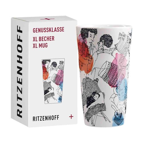 4001852074634 - Ritzenhoff Kaffeebecher XL Genussklasse 525 ml