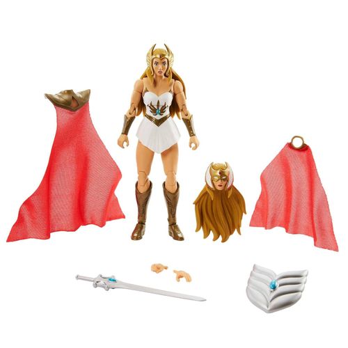 0194735030231 - Masters of the Universe Masterverse New Eternia Deluxe Actionfigur She-Ra Heldin