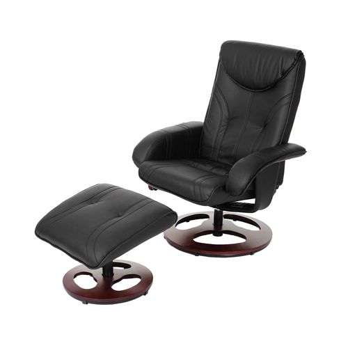 4057651153605 - Relaxsessel MCW-C46 Fernsehsessel Sessel mit Hocker Kunstleder ~ schwarz 4057651153605 - Relaxsessel MCW-C46 Fernsehsessel Sessel mit Hocker Kunstleder ~ schwarz