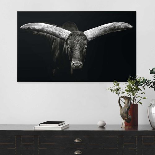 8714597614206 - Wandbild REINDERS Ochse Bilder Gr B H T 118 cm x 70 cm x 37 cm schwarz (schwarz weiß) Kunstdrucke 8714597614206 - Wandbild REINDERS Ochse Bilder Gr B H T 118 cm x 70 cm x 37 cm schwarz (schwarz weiß) Kunstdrucke