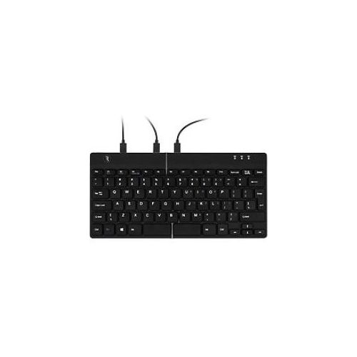 8719274490753 - R-Go Split Ergonomische Tastatur QWERTY (US) schwarz drahtgebundenen - Tastatur - QWERTY - USA - Schwarz