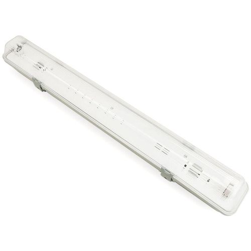 8434185523115 - Cablemarkt - Gehäuse für LED-Röhre mit Anschluss an zwei Enden 1 x 600 mm T8 G13 IP65