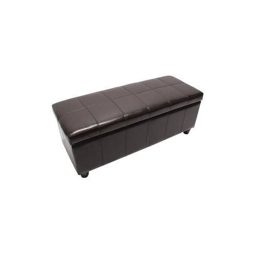 4052826117253 - Bank Sitzbank MIT Aufbewahrung Arezzo Leder + Kunstleder 112x45x45cm MVG-zertifiziert ~ braun 4052826117253 - Bank Sitzbank MIT Aufbewahrung Arezzo Leder + Kunstleder 112x45x45cm MVG-zertifiziert ~ braun